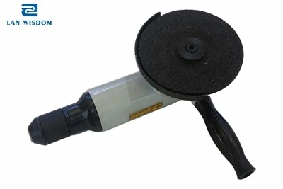 Can an air - powered grinder be used for grinding glass?